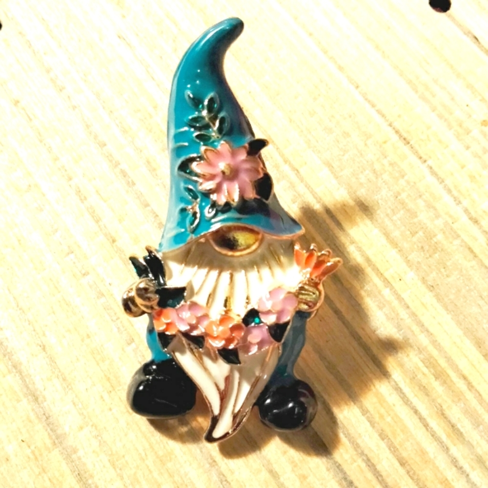 Gnome Brooch